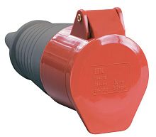 Розетка переносная 1-местный, с заземлением, PSR22-032-4 | код. PSR22-032-4 | IEK