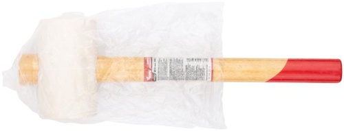Киянка резиновая белая, деревянная ручка 50 мм (340 гр) | код 45332 | FIT фото 3