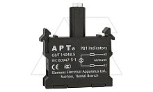 Блок индикатора, зеленый, LED, 24VAC/DC, монтаж на адаптер, для PB1 серии | код PB1-F-DG23 | АРТ