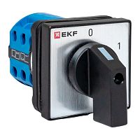 Переключатель кулачковый ПК-1-14 10А 4P «0-1» IP65 EKF | код pk-1-14-10-65 | EKF