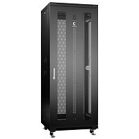 Cabeus ND-05C-32U60/100-BK Шкаф монтажный телекоммуникационный 19 напольный для распределительного и серверного оборудования 32U 600x1000x1610mm (ШхГхВ) передняя и задняя перфорированные двери, ручка с замком, цвет черный (RAL 9004) | код 8534c (0)
