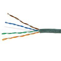 Кабель Cablexpert, UTP5e, 4 пары, 0.48 мм, медь, однож., 100 м, Fluke Test, серый | код UPC-5004E-SO/100C | Cablexpert