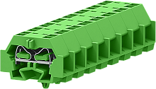 242346 Клемма TB проходная 2-2 с бок. подключ. с защелк. ножками, зел., шт | код 242346 | SUPU