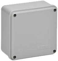 Коробка расп. КМ41259 о/п 100х100х50мм IP44 серая IEK | код UKO11-100-100-050-K41-44S | IEK