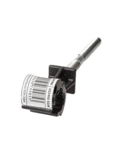 Держатель шпилька-саморез длина 200 мм, полимер. фикс. с защелкой для прута ?8-10 мм, гор. цинк. TDM | код SQ2402-3238 | TDM