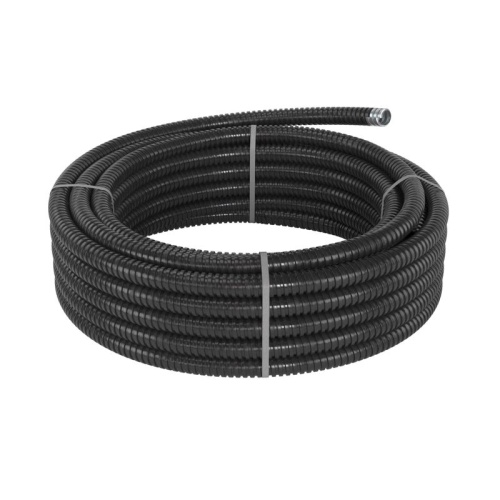 Металлорукав DN 50мм в герметичной ПВХ изоляции, Dвн 50,5 мм, Dнар 57,0,25 м, цвет чёрный | код 6071R-050N | DKC фото 3