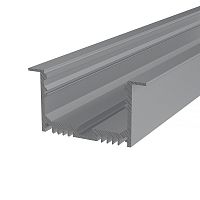 Профиль алюминиевый врезной БЕСТСЕЛЛЕР 63х32 мм 2 м (заказывать отдельно рассеиватель 146-254, заглушки 146-225-1) REXANT | код 146-225 | REXANT