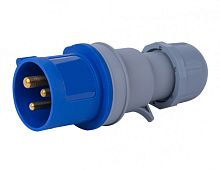 Вилка перен. 2Р+РЕ 16А 220В IP44 ВП-103 | код 26100DEK | DEKraft