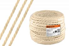 Ретро провод Эко 3х2.5 витой ГОСТ бежевый (бухта 50м) | код SQ2801-0114 | РЭМЗ ТМ