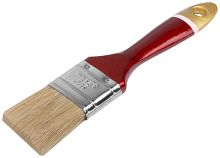 Кисть флейцевая "Классик" натуральная светлая щетина деревянная ручка 1. 5дюйм (38мм) FIT 01094