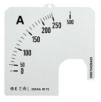 Шкала для амперметра SCL-A1-250/72 | код 16082593 | ABB