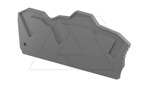 Концевой сегмент EK6-3P для клемм ZK6-3P, темно-серый | код 70891100 | Entrelec Концевой сегмент EK6-3P для клемм ZK6-3P, темно-серый | код 70891100 | Entrelec