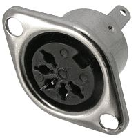 Разъём DIN RUICHI 7-0253 5p, 1А | код 70121 | Ruichi