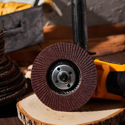 Круг лепестковый торцевой, P120, 125х22,2мм | код KR-90-0017 | Kranz Круг лепестковый торцевой, P120, 125х22,2мм | код KR-90-0017 | Kranz