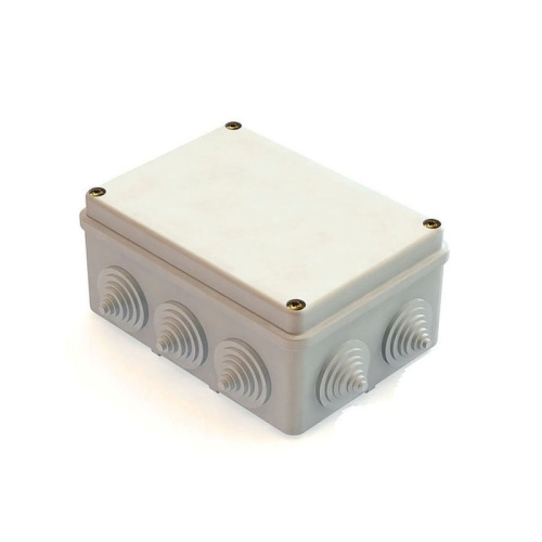 Коробка распаячная для наружного монтажа, 10 гермовводов, 150х110х70мм, IP55 (CHINT) | код 8820018 | CHINT