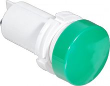 Светодиодная лампа СКЛ-14Б-Л-3-220-П, зеленая, плоский излучатель, 220В 50Гц, диаметр посадочного отверстия 22мм, УХЛ2.1 | код A8021-T200054986 | Каскад-Электро