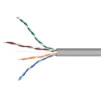 Кабель Cablexpert, UTP5e, 4 пары, 0.51 мм, CCA, однож., 305 м, серый | код UPC-5051E-SOL | Cablexpert