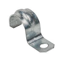 Скоба металлическая однолапковая d19-20мм. (100шт.) | код. sm-1-19-20 | EKF