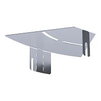 Крышка угла горизонтального изменяемого 0-45 градусов Стандарт INOX (AISI 316) 150 Промрукав | код PR16.3637 | ПРОМРУКАВ