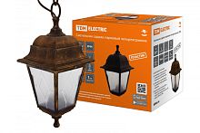 Светильник садово-парковый НСУ 04-60-001 четырехгр., подвес, пластик, расс.пластик, бронза TDM | код SQ0330-0776 | TDM