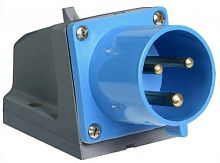 Вилка стационарная AM-524 32A 380В~415В 3P+E IP44 (ANDELI) | код ADL13-050 | ANDELI