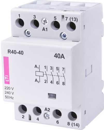 Контактор R 40-40 230V AC 40A (AC1) | код 002463410 | ETI Контактор R 40-40 230V AC 40A (AC1) | код 002463410 | ETI