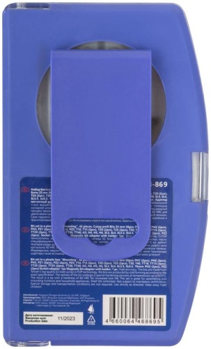 Набор бит в пластиковом боксе ''Монтажный'', profi, 42 предмета | код 83-869 | FIT фото 4