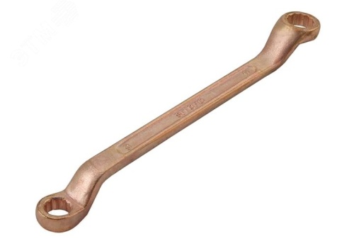Ключ накидной двусторонний 19х22 омедненный | код 290417 | Sitomo Ключ накидной двусторонний 19х22 омедненный | код 290417 | Sitomo