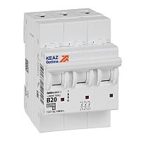 Выключатель автоматический модульный OptiDin BM63-3B20-4,5-УХЛ3 | код 329520 | КЭАЗ