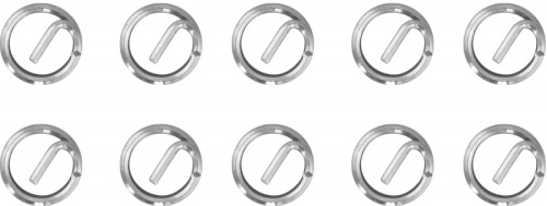 WTRI10125 Набор вставок резьбовых M10x1.25, 10 предметов | код WTRI10125 | Thorvik