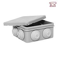 коробка распаячная КМР-030-031 с крышкой наружная (85х85х50) 7 мембранных вводов IP54 | код. plc-kmr-030-031 | EKF