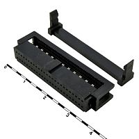 Разъём IDC1.27-50 RUICHI, 50 контактов | код 70887 | Ruichi