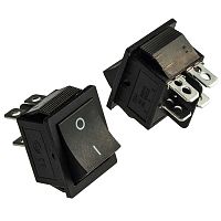 Клавишный переключатель RUICHI KCD4-201-C3-B/4P, ON-OFF | код 107345 | Ruichi