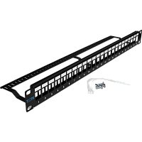 Патч-панель TWT наборная, 24 порта, UTP, 1U | код TWT-PP24OK-UTP | TWT