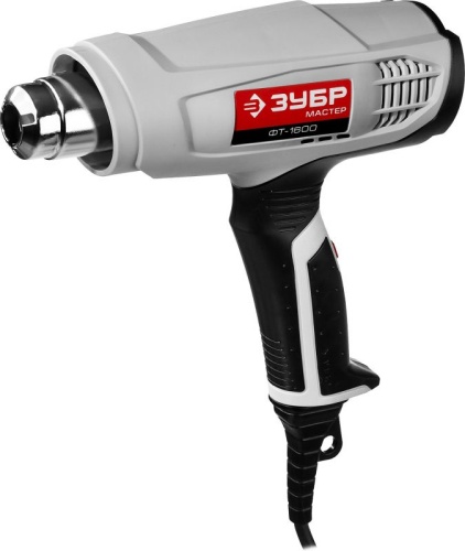 Технический фен Зубр ФТ-1600 1600Вт темп.350/550С | код 1086072 | ЗУБР Технический фен Зубр ФТ-1600 1600Вт темп.350/550С | код 1086072 | ЗУБР