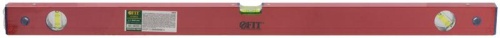 Уровень ''Стандарт'', 3 глазка, красный корпус, фрезерованная рабочая грань, шкала 800 мм | код 18058 | FIT фото 3