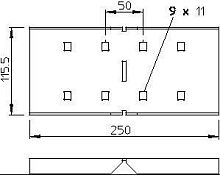 Угловой соединитель 110x250 | код 6091393 | OBO Bettermann