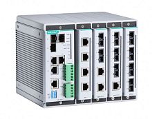 Шасси коммутатора EDS-619 Compact managed Ethernet switch, 4 slots for 4-port fast Ethernet, total up to 16+3G ports | код 00-06031651 | MOXA