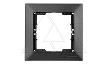 Candela - Рамка 1 пост, к механизмам серии 21, дымчатый | код 2125-800-1195 | Mutlusan