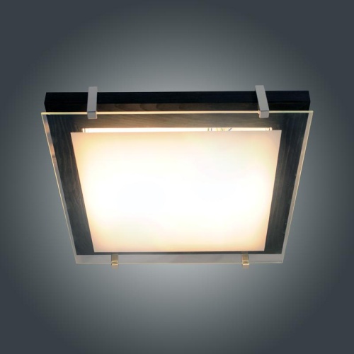 Светильник Полесье 300х300 НПБ 09-2х40-001 М94 белый корпус венге держатель хром ИУ | код 1005205889 | Элетех фото 5