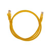 Патч-корд U/UTP, CAT 6, RJ45-RJ45, 26AWG, LSZH, желтый, 1м REXANT | код 02-0295-1 | REXANT
