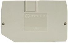 Разделительная пластина, для клемм WTP 6/10 D1/2 D2/2, цвет: серый | код 07.313.5255.0 | Wieland