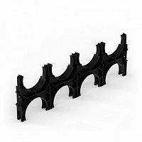 Кластер для двустенных труб d110 мм, четверной, двухсторонний (55 шт/кор) Промрукав | код PR13.02591 | ПРОМРУКАВ