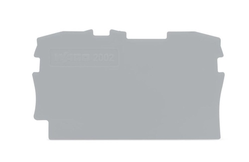 Пластина торцевая 2002-1291 на DIN рейку | код. 2002-1291 | WAGO
