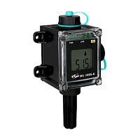 DL-100S-E CR IP66 Remote Temperature and Humidity Data Logger with LCD Display, Using Modbus TCP and MQTT Protocols (Black Cover) (RoHS) | код 00-06134840 | ICP DAS