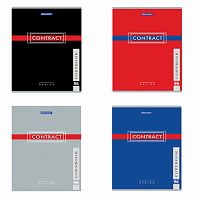 Тетрадь А5, 96 л., BRAUBERG, клетка, обложка картон, CONTRACT , 400523 | код 400523 | BRAUBERG