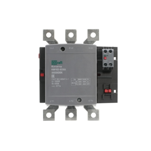 Контактор 225А 110В_АС АС3_ АС4 1НО+1НЗ КМ-102 | код 21954DEK | DEKraft Контактор 225А 110В_АС АС3_ АС4 1НО+1НЗ КМ-102 | код 21954DEK | DEKraft