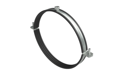 Хомут для воздуховодов с изоляцией с гайкой М8 для труб d 100 мм | код. BHV21100 | DKC Хомут для воздуховодов с изоляцией с гайкой М8 для труб d 100 мм | код. BHV21100 | DKC