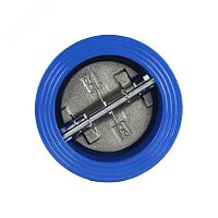 Клапан обратный Ду 350 двухстворчатый межфланцевый (корпус чугун, створки чугун) | код 019-2384 | Benarmo