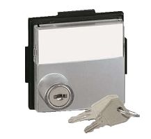 Крышка для розетки с универсальным замком, (ключ арт. 2705891-039), Scudo, серый | код 2705091-063 | Simon